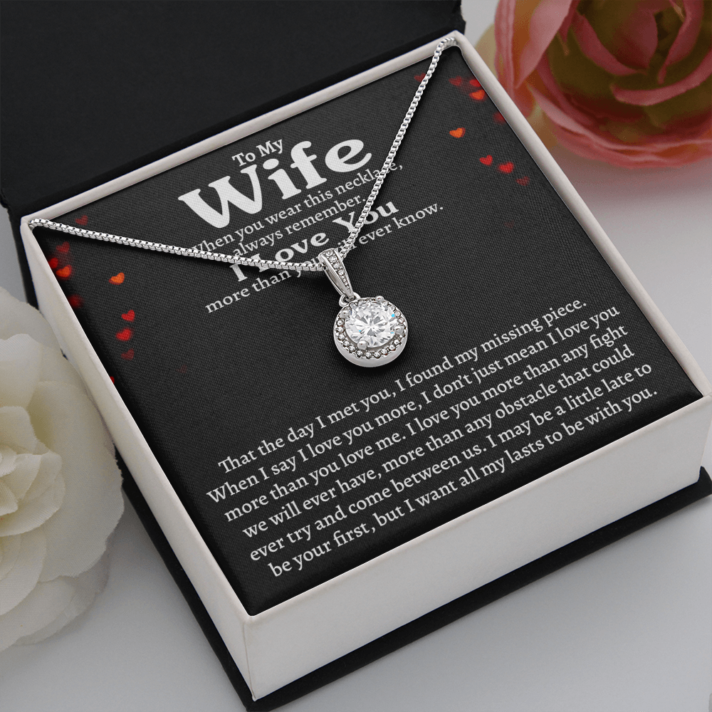 To My Wife | My Missing Piece | Eternal Hope Necklace