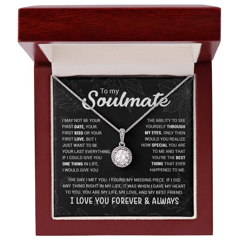Soulmate The Day I Met You | Anniversary Necklace Gift for Her | Eternal Hope Necklace