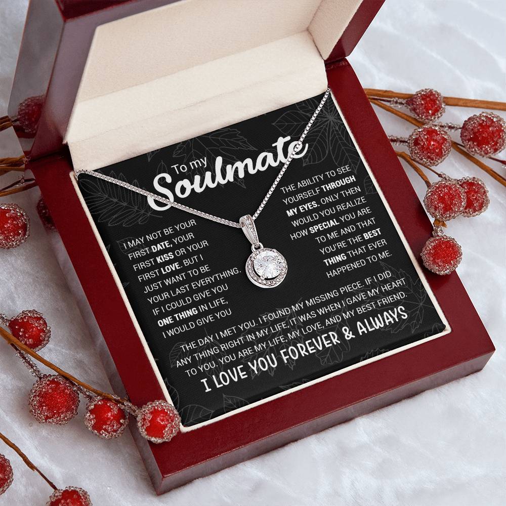 Soulmate The Day I Met You | Anniversary Necklace Gift for Her | Eternal Hope Necklace
