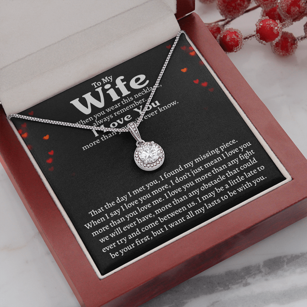 To My Wife | My Missing Piece | Eternal Hope Necklace