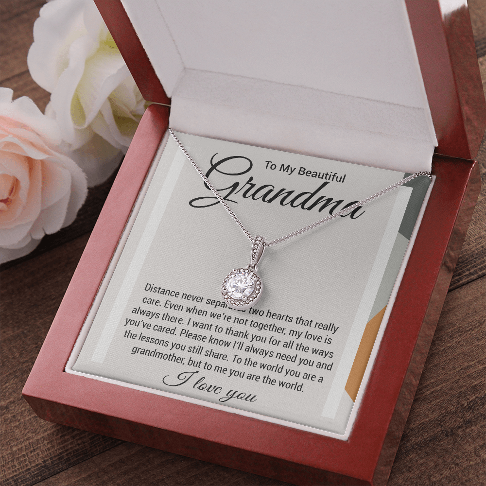 To My Grandma | You Are The World | Eternal Hope Necklace