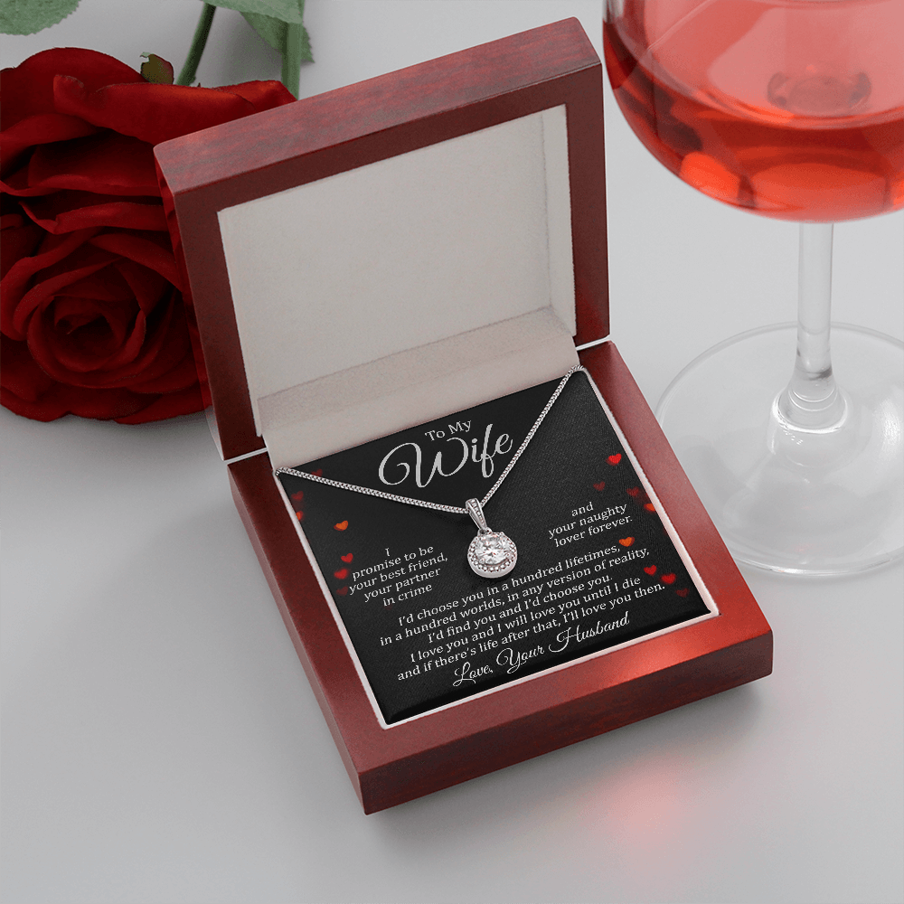 To My Wife | Naughty Lover Forever | Eternal Hope Necklace