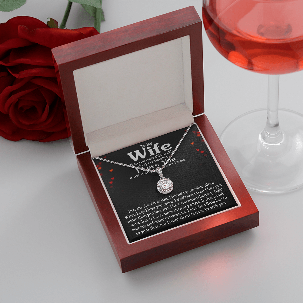 To My Wife | My Missing Piece | Eternal Hope Necklace