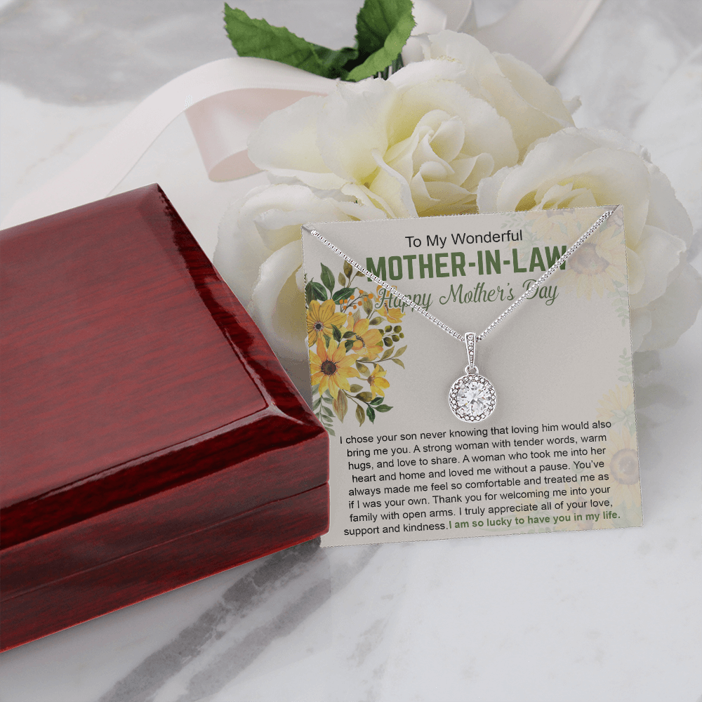To My Mother In Law | I Am So Lucky | Eternal Hope Necklace