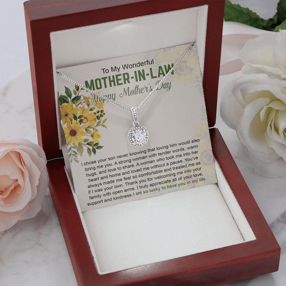 To My Mother In Law | I Am So Lucky | Eternal Hope Necklace
