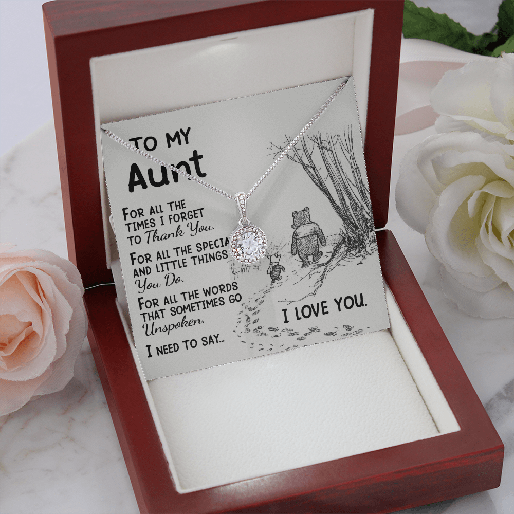 To My Aunt | I Love You | Eternal Hope Necklace