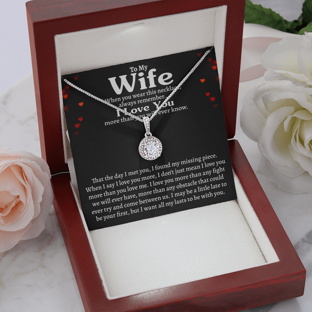 To My Wife | My Missing Piece | Eternal Hope Necklace