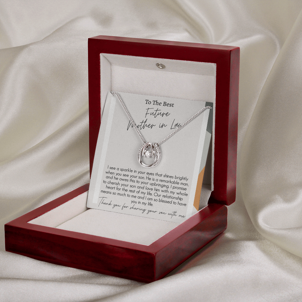 To The Future Mother In Law | Thank You | Lucky Necklace