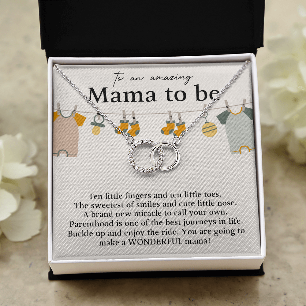 To An Amazing Mama To Be | Perfect Pair Necklace