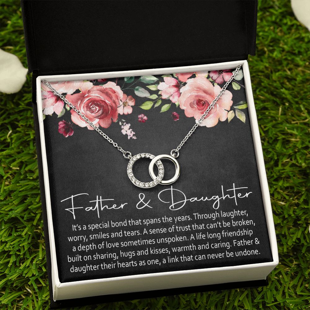 Father & Daughter | Special Bond | Perfect Pair Necklace | Gift For Daughter from Father
