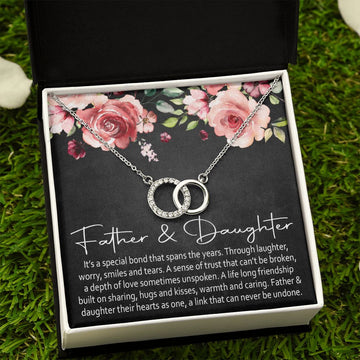 Father & Daughter | Special Bond | Perfect Pair Necklace | Gift For Daughter from Father