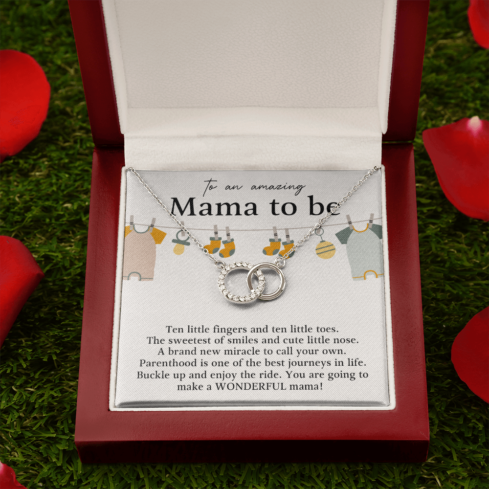 To An Amazing Mama To Be | Perfect Pair Necklace