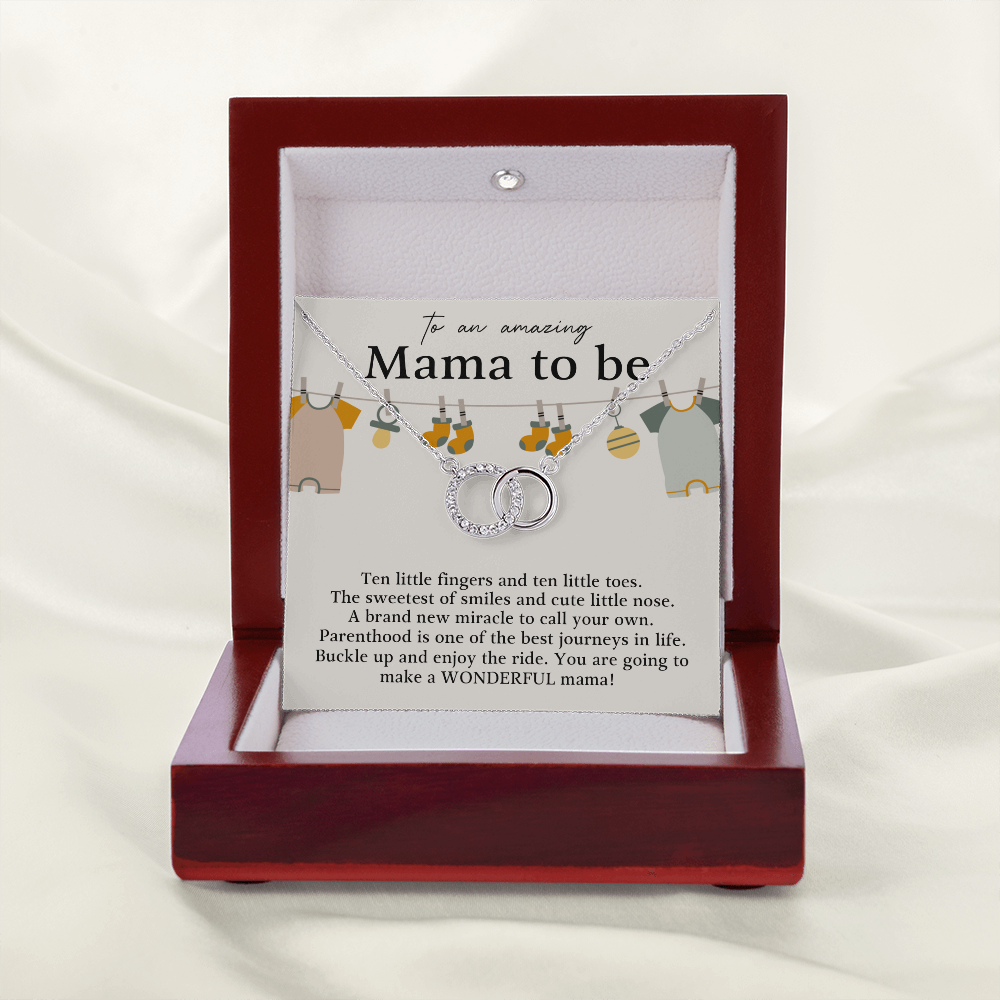 To An Amazing Mama To Be | Perfect Pair Necklace
