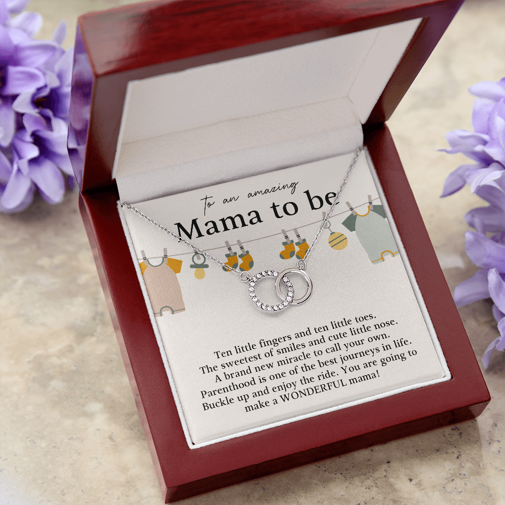 To An Amazing Mama To Be | Perfect Pair Necklace