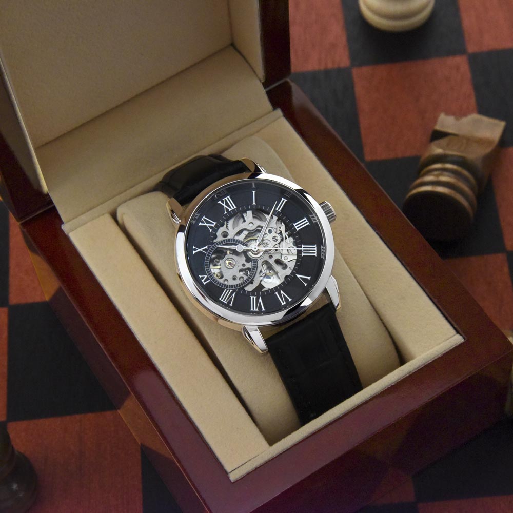 To My Dad | Hero Of My Childhood | Openwork Automatic Watch