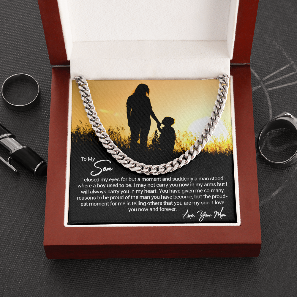 To My Son | Proud Of The Man | Cuban Link Chain