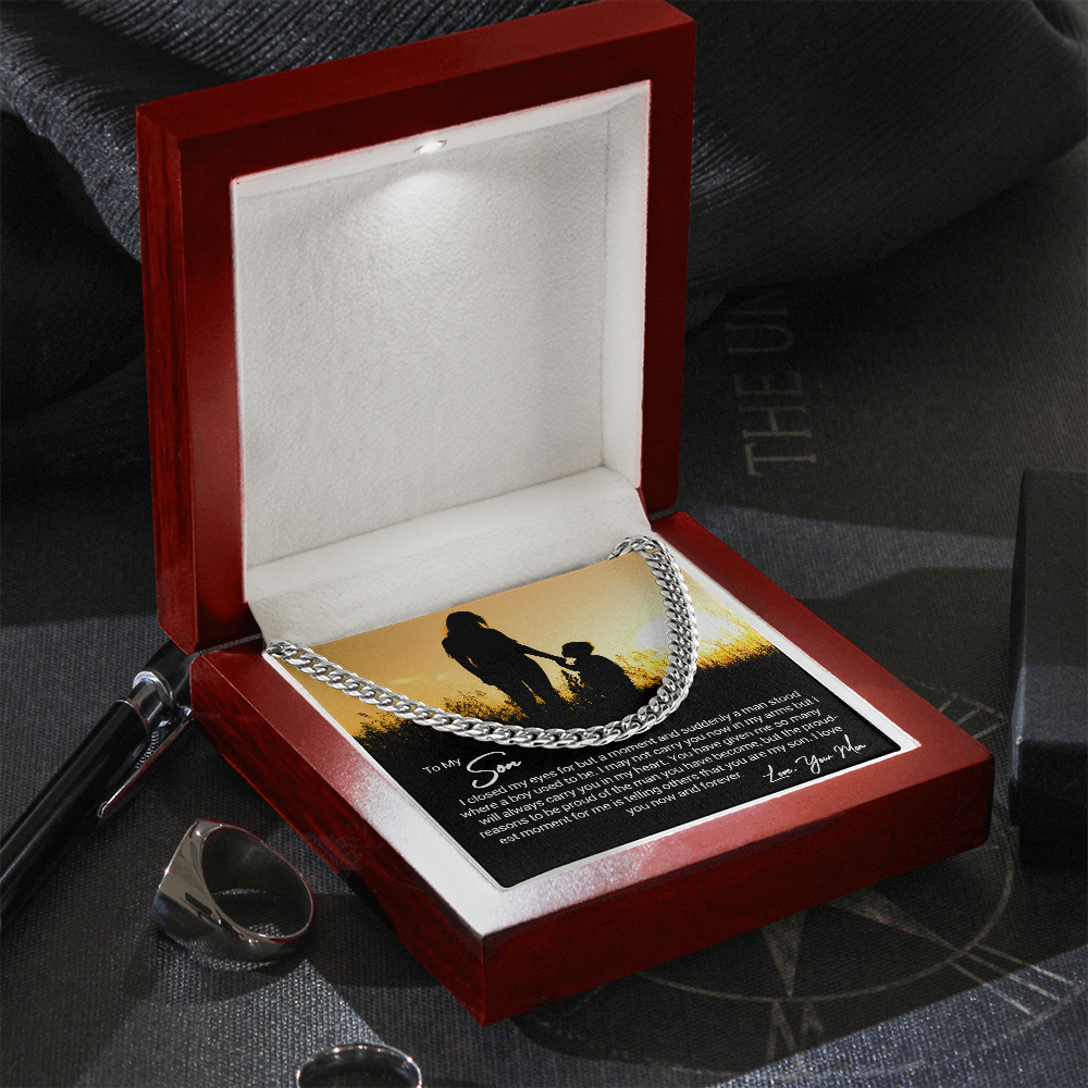 To My Son | Proud Of The Man | Cuban Link Chain
