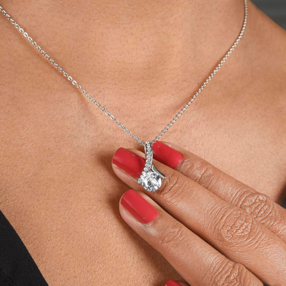 Daughter In Law You Mean To Us, Alluring Beauty Necklace, Gift for Daughter In Law, Christmas Gift Idea