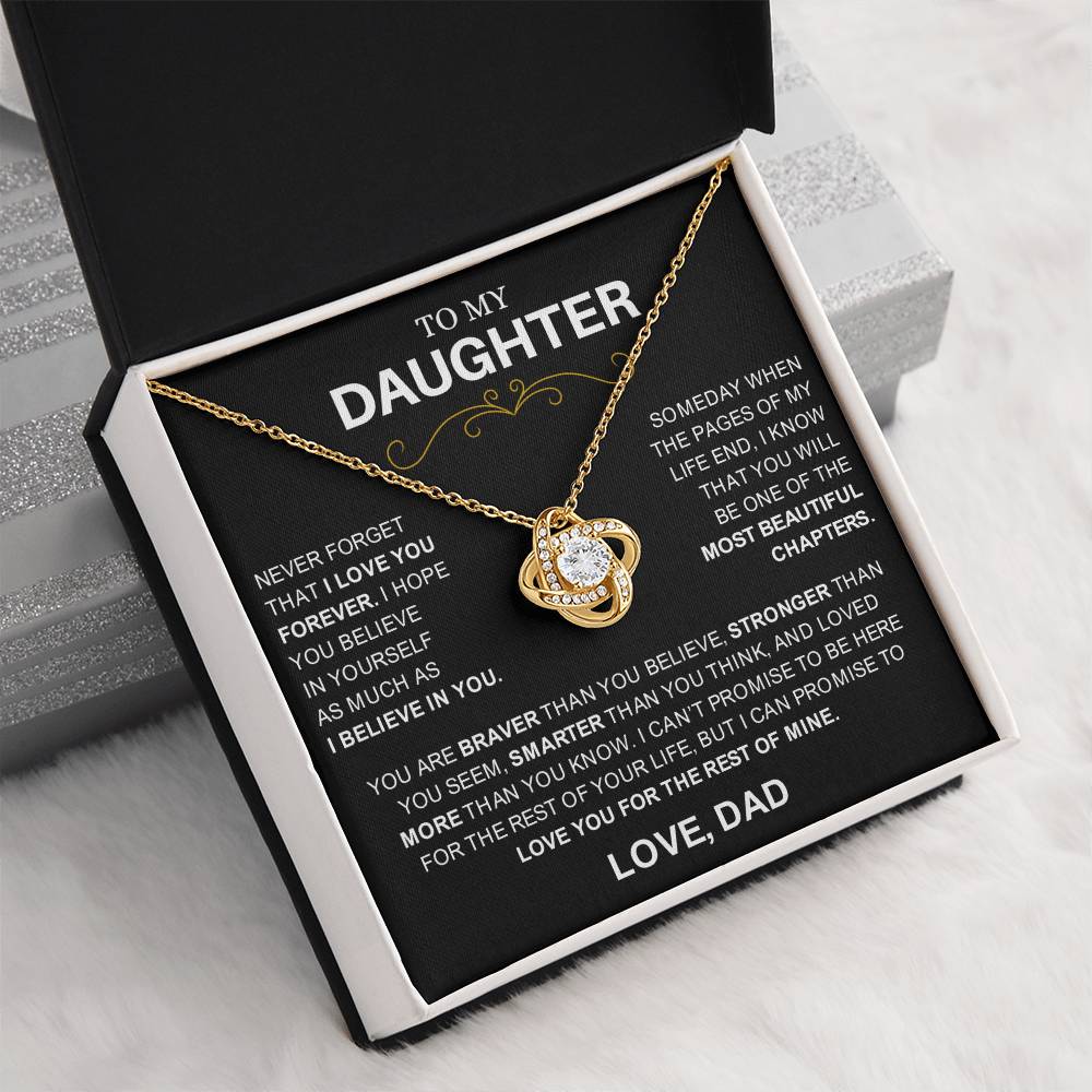 Daughter Stunning Necklace Gift | The Most Beautiful Chapters | Christmas Gift Ideas