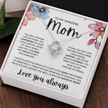 To My Amazing Mom | Thank You For Your Unconditional Love | Christmas Gift