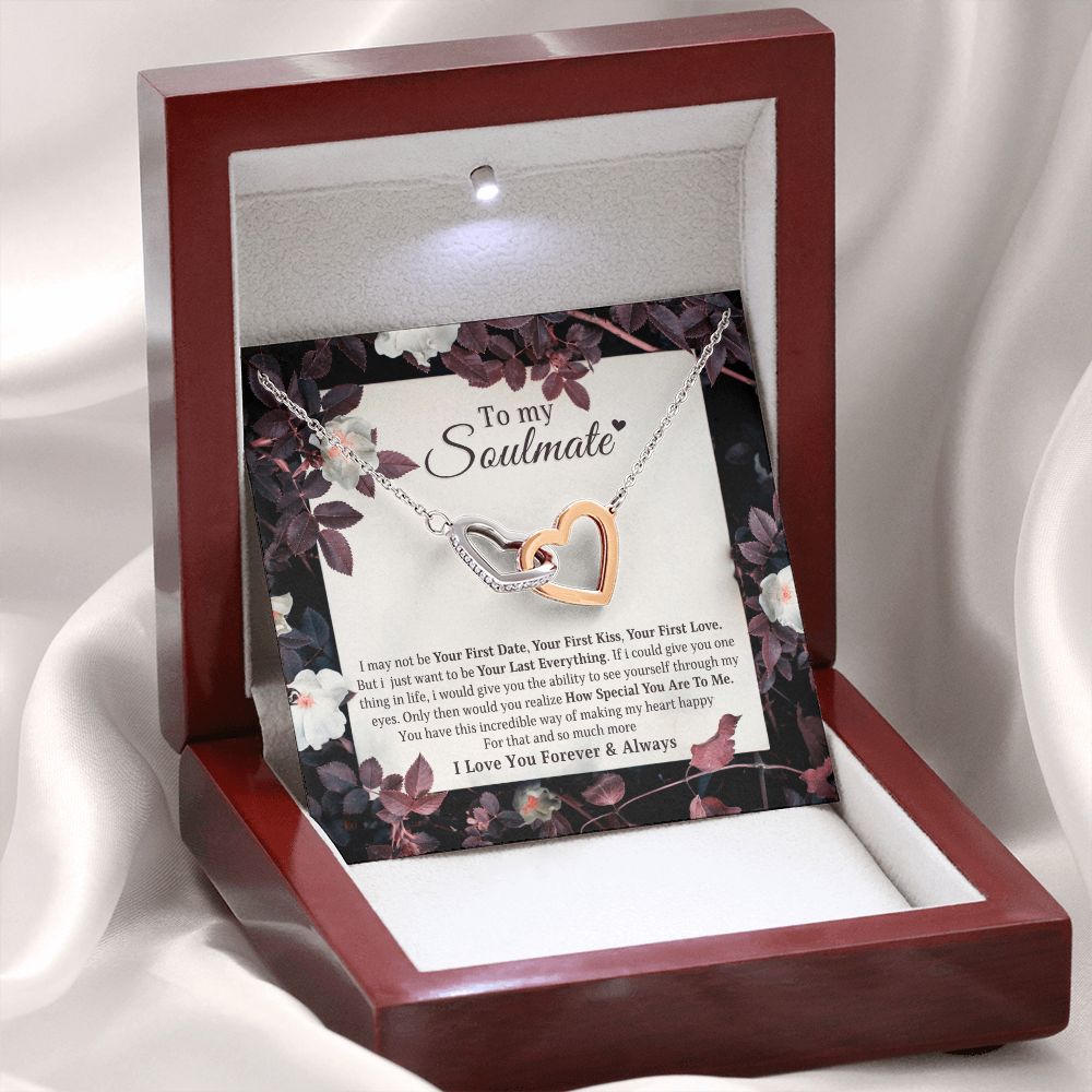 To My Soulmate - How Special You Are To Me, Meaningful Soulmate Necklace For Her