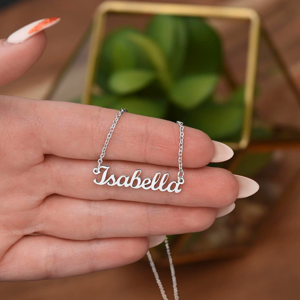 To My Precious Wife | The Moment I Met You | Custom Name Necklace | Valentine's Day Gifts
