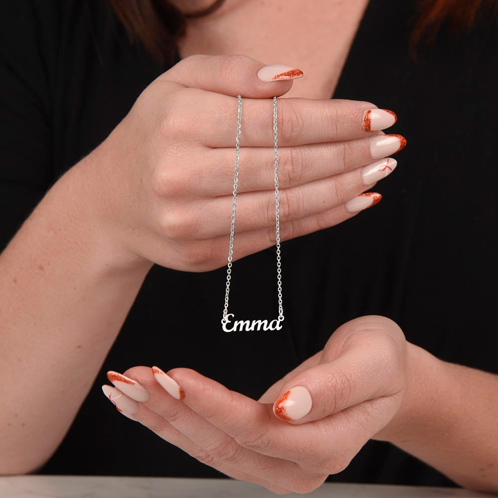 To My Precious Wife | The Moment I Met You | Custom Name Necklace | Valentine's Day Gifts