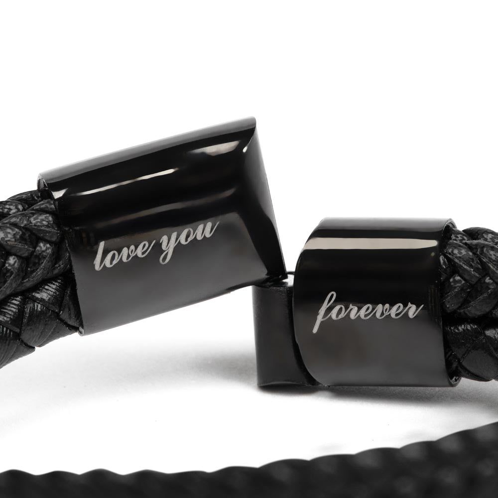 Men's "Love You Forever" Bracelet, Son Remember To Be Awesome, Perfect Gift For Son