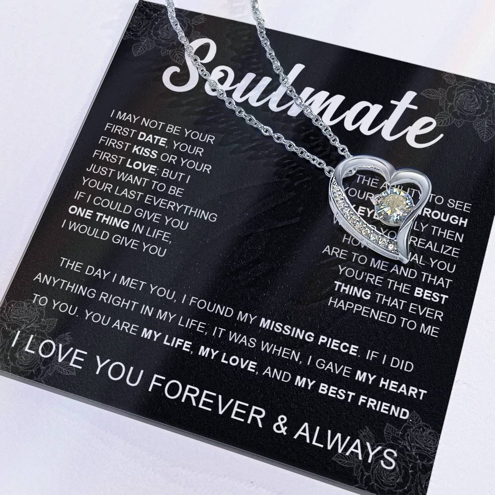 To My Soulmate | My Best Friend | Forever Love Necklace