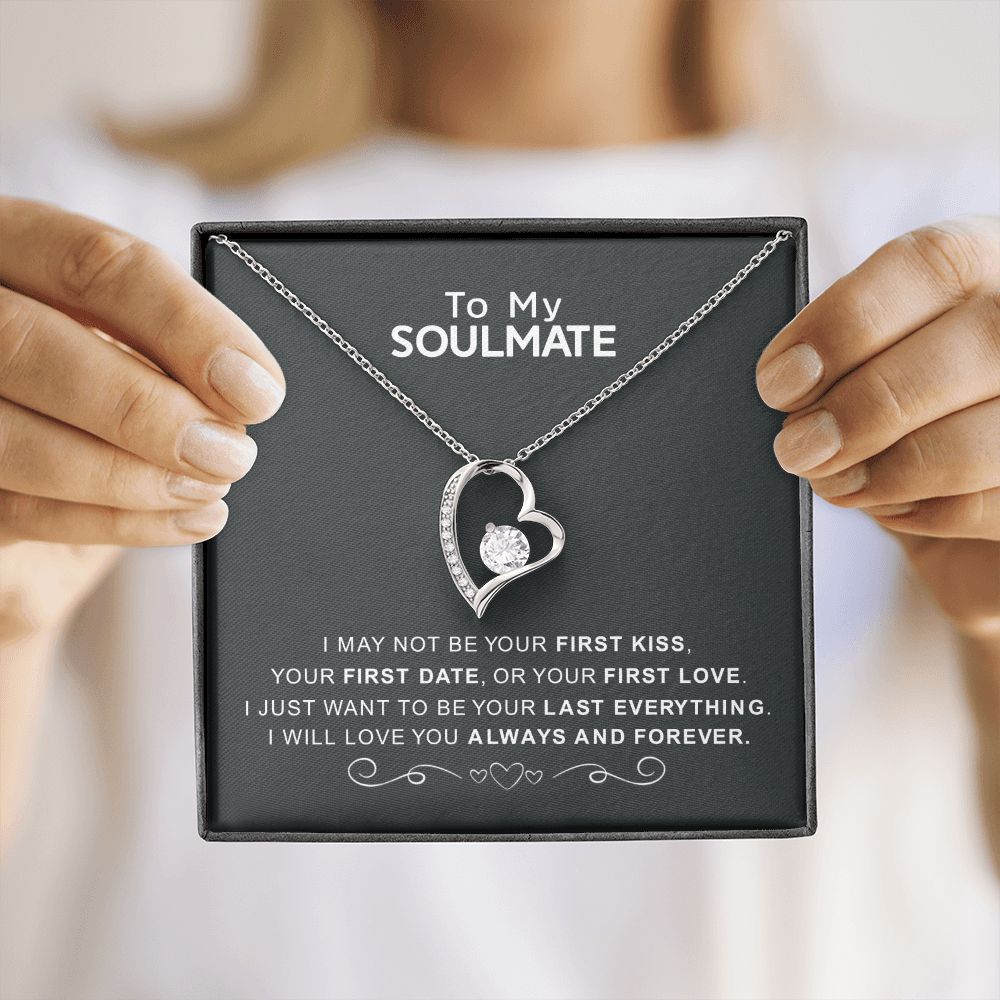 To My Soulmate | I Love You Always And Forever | Forever Love Necklace