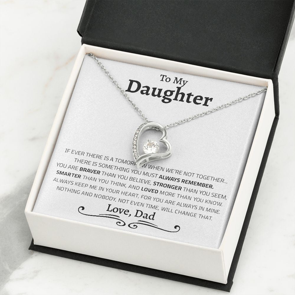 To My Daughter | Always Remember | Forever Love Necklace