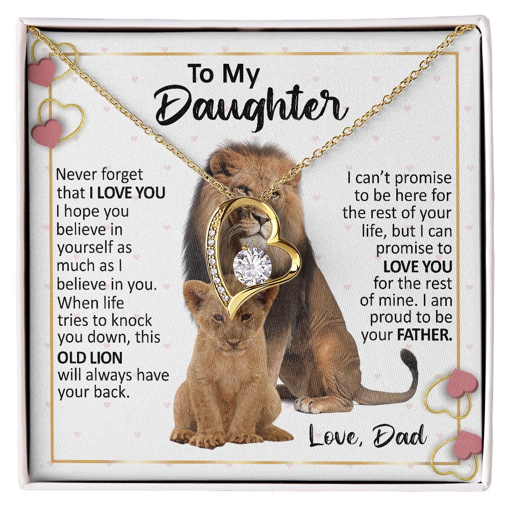 Daughter Necklace Gift From Dad | Proud To Be Your Father | Christmas Gift Ideas