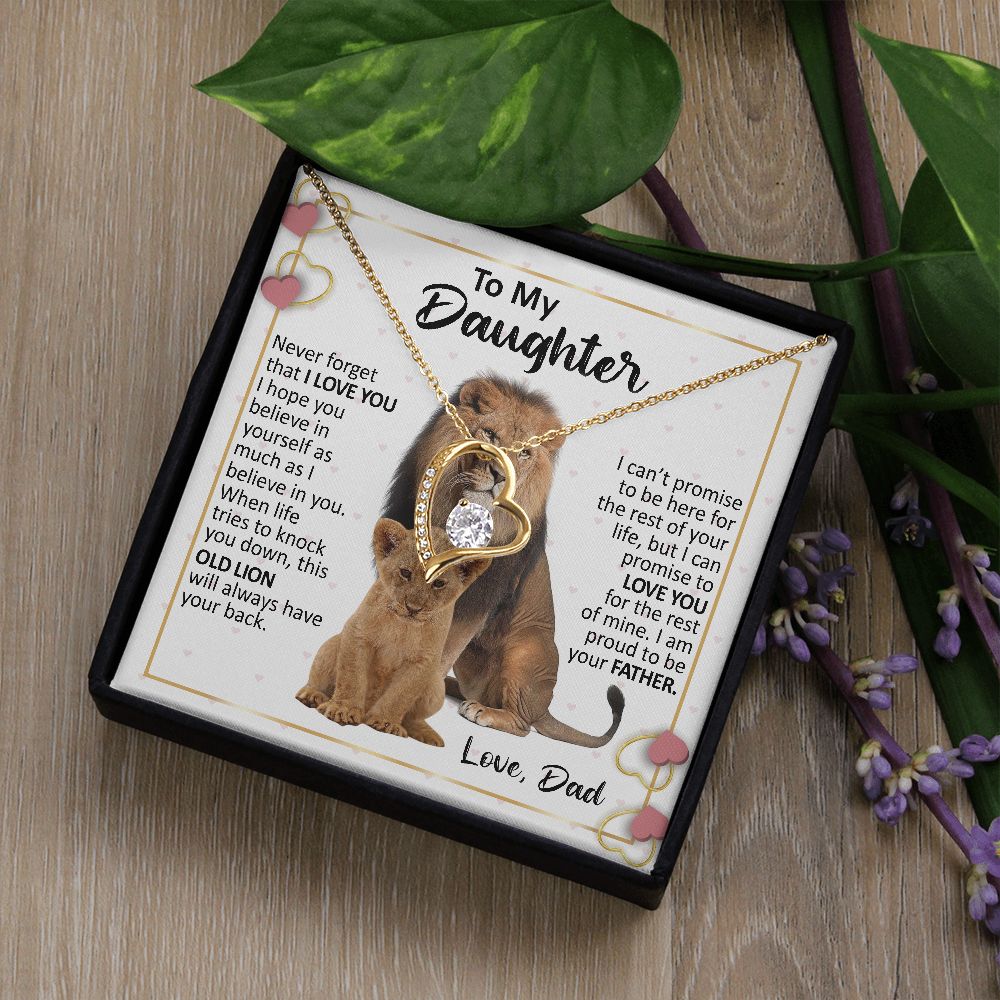 Daughter Necklace Gift From Dad | Proud To Be Your Father | Christmas Gift Ideas