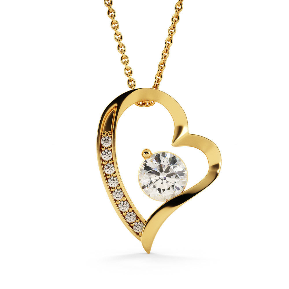 To My Mom | Forever Grateful For You | Forever Love Necklace