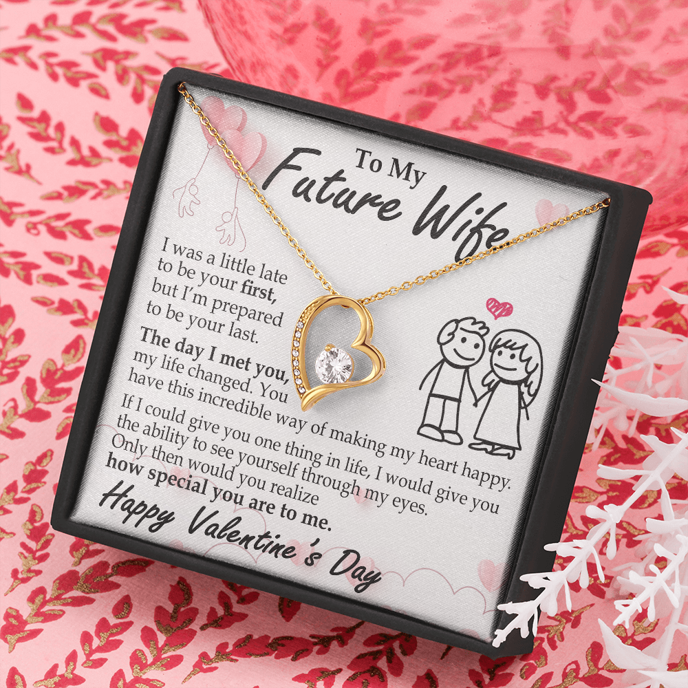 To My Future Wife | The Day I Met You | Forever Love Necklace