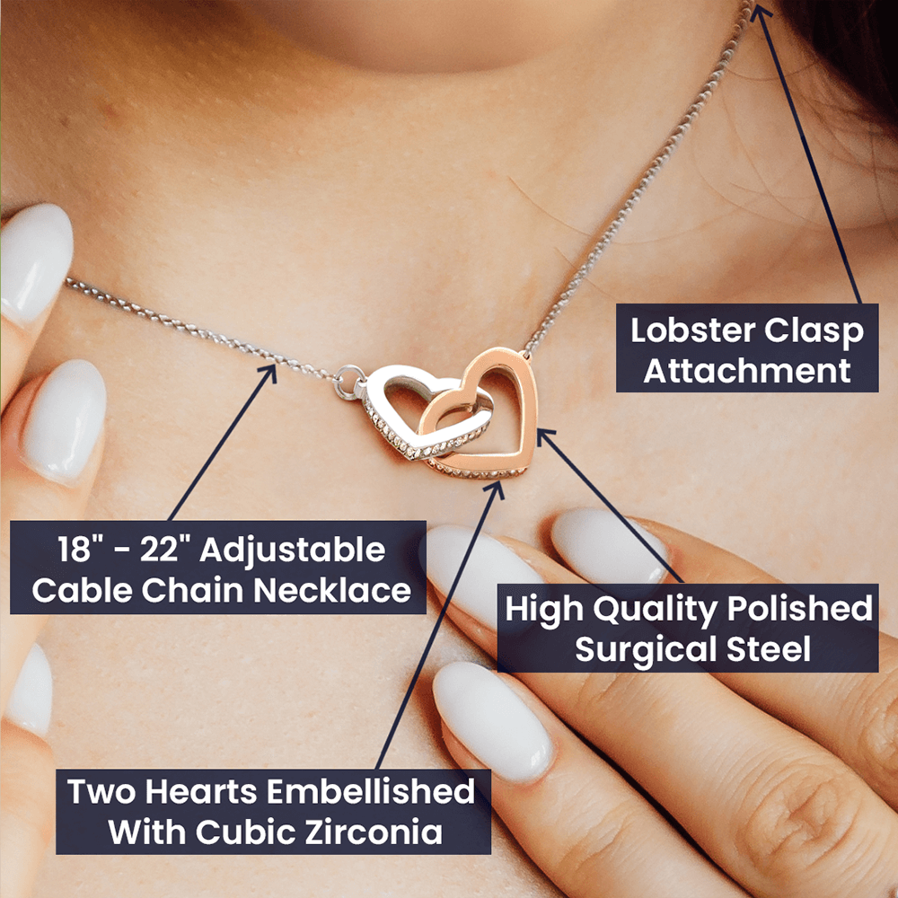 Mother And Daughter | I Love You | Necklace