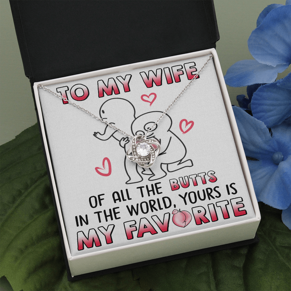 To My Wife | My Favorite | Love Knot Necklace