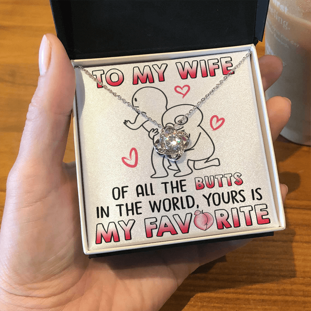 To My Wife | My Favorite | Love Knot Necklace