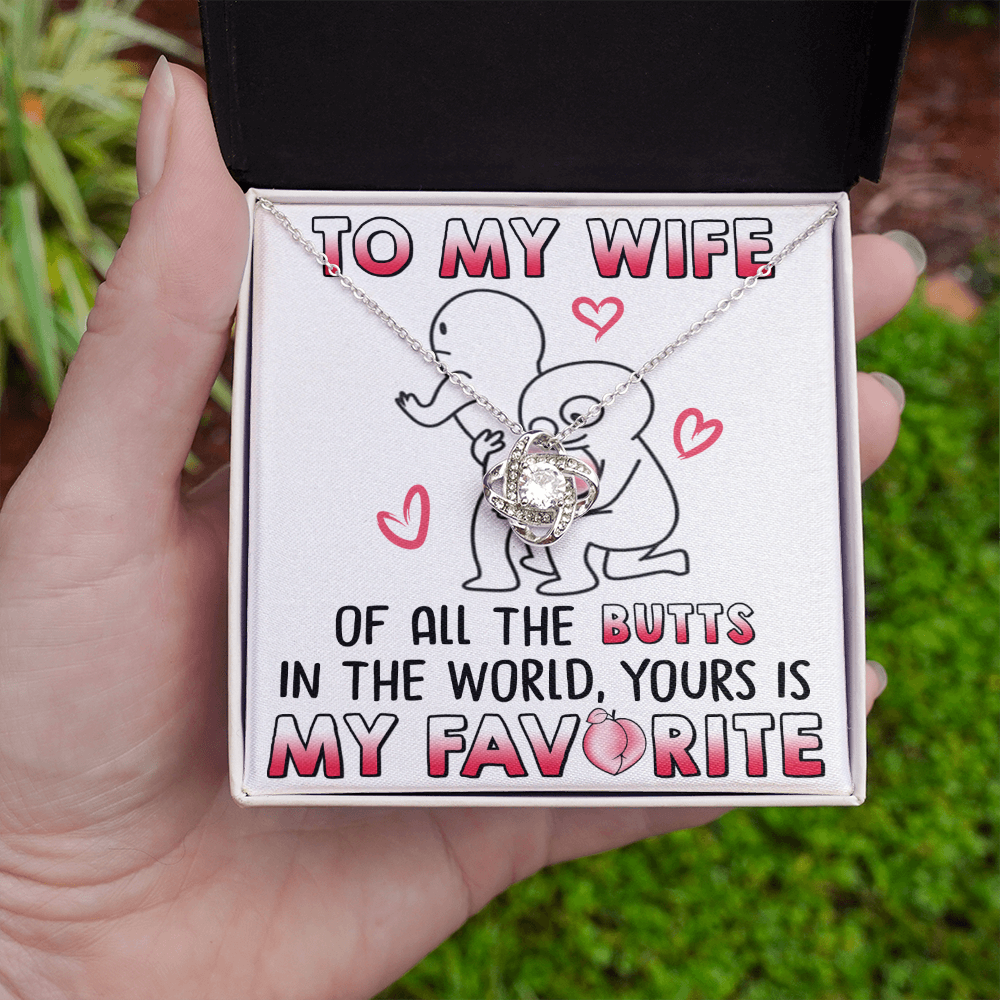 To My Wife | My Favorite | Love Knot Necklace