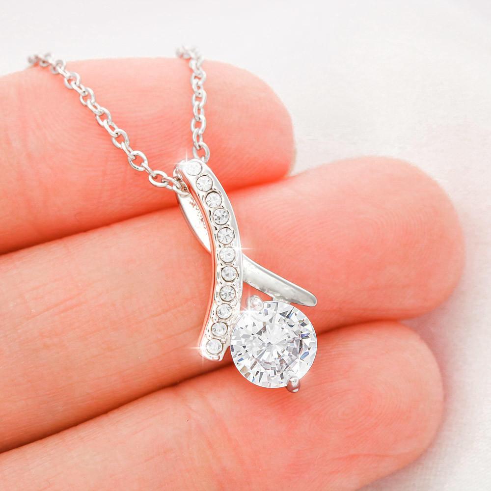 Amazing Bonus Daughter | I Love You | Necklace With Luxury Box
