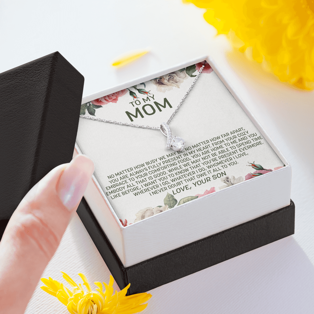 To My Mom | Present In My Heart | Necklace