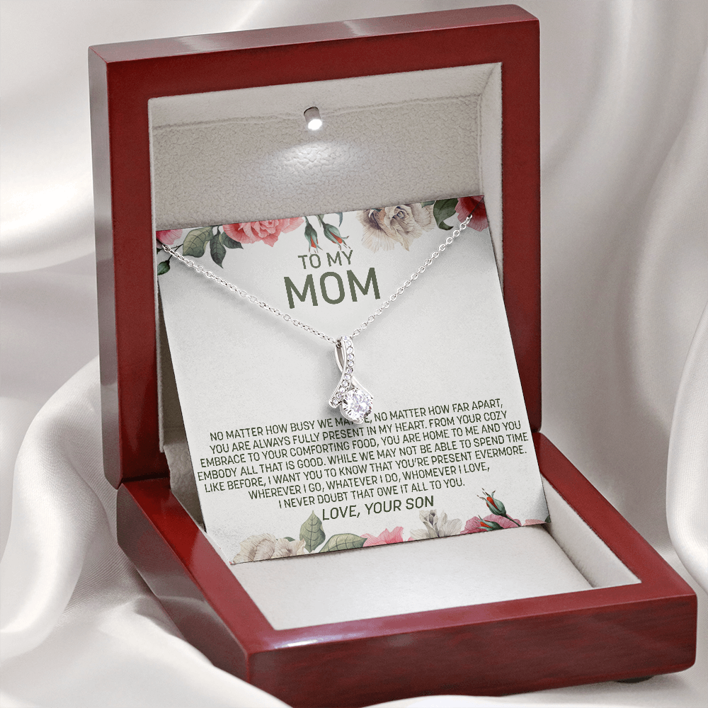 To My Mom | Present In My Heart | Necklace