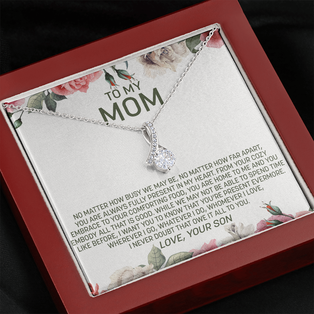 To My Mom | Present In My Heart | Necklace