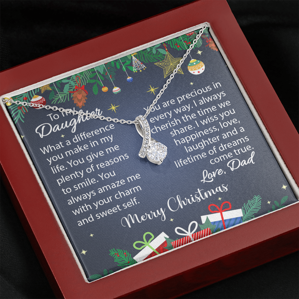 To My Daughter | Merry Christmas | Necklace