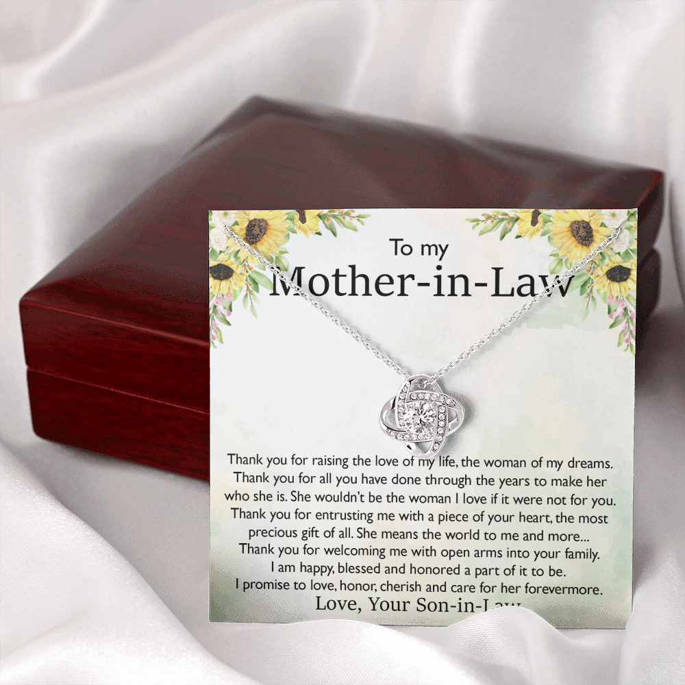 To My Mother-in-Law | Thank You | The Love Knot Necklace