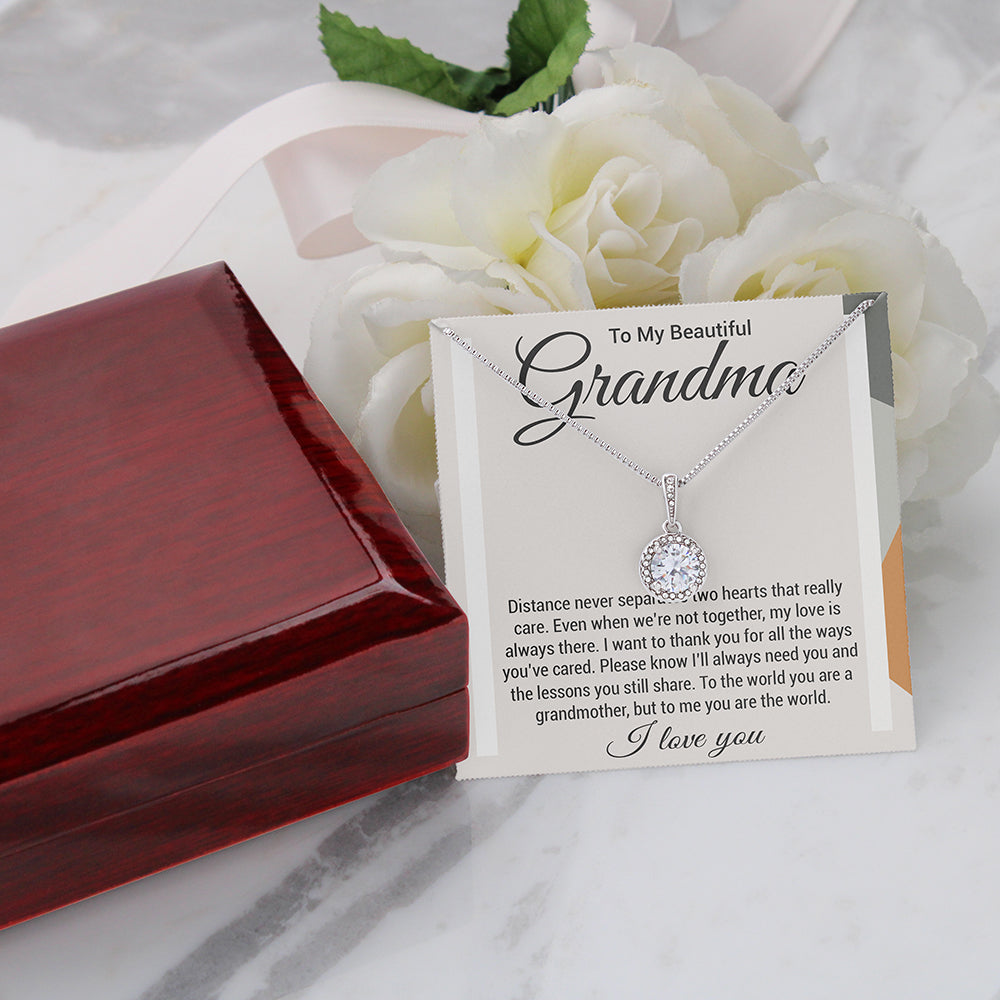 To My Grandma | You Are The World | Eternal Hope Necklace