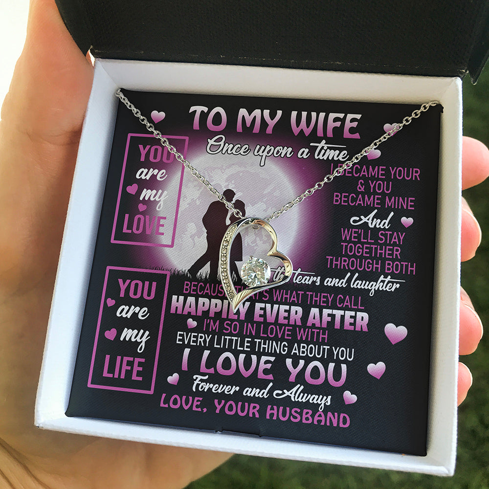 To My Wife | You Are My Life | Forever Love Necklace